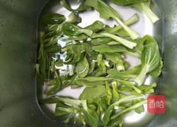 青菜香菇的做法图解2