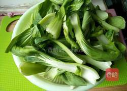 青菜香菇的做法图解3