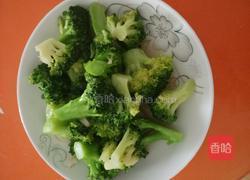 鲍汁西兰花的做法图解4