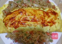 美味的酱油炒饭（蛋包饭）的做法图解9