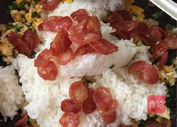 腊肠蛋炒饭的做法图解7