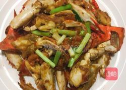 葱姜炒梭子蟹的做法图解6