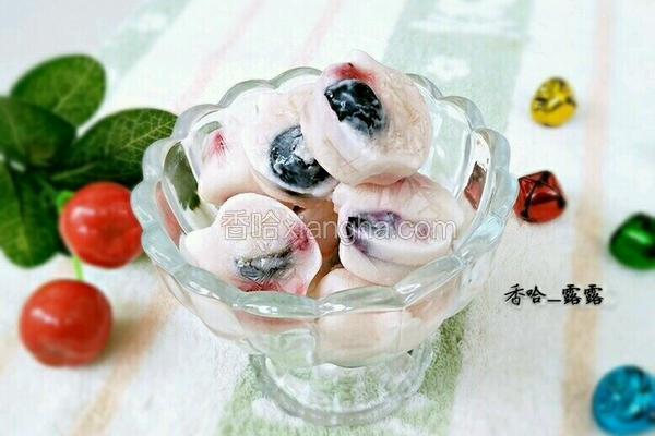 水果酸奶冰块