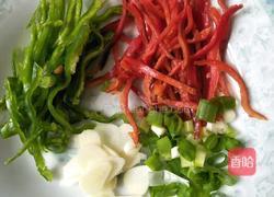 双椒炒青茄的做法图解3