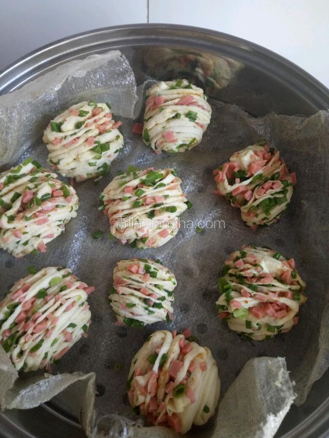 小葱火腿花卷
