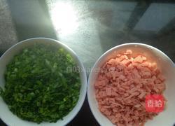 小葱火腿花卷的做法图解6