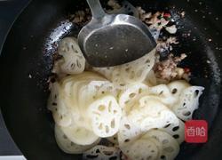 肉末藕片的做法图解4