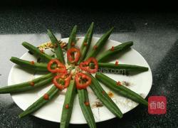 葱油秋葵的做法图解3