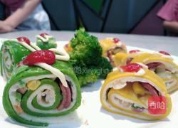 七彩蛋卷的做法图解7