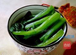 蒜蓉炒油菜的做法图解6