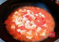 番茄炖豆腐的做法图解4
