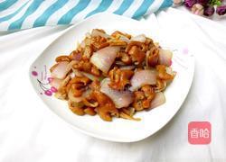 卤肥肠炒洋葱的做法图解8