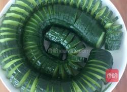 凉拌蓑衣黄瓜的做法图解2