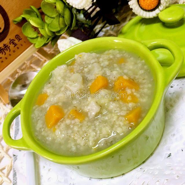 香蕉南瓜小米粥