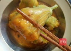 南瓜花酿肉的做法图解11