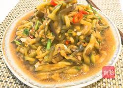 蒜末爆茄丝的做法图解6