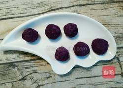 酸奶紫薯球的做法图解4