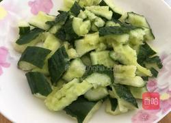 黄瓜拌拉皮的做法图解3