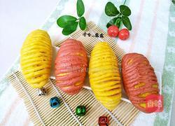 双色橄榄球馒头的做法图解9