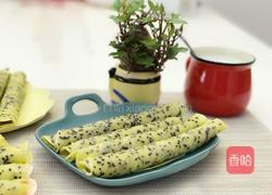 黄油芝麻鸡蛋卷的做法图解12