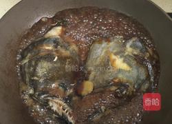 红烧蝶鱼头的做法图解4