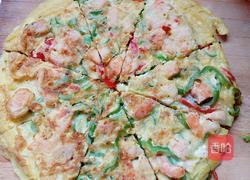 青椒虾煎蛋的做法图解6