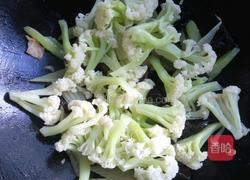 白菜花炒杂菜的做法图解5