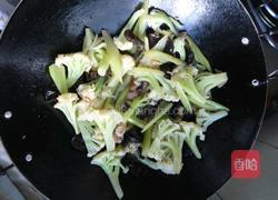 白菜花炒杂菜的做法图解7