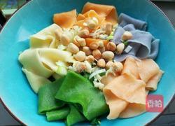 五彩油泼面的做法图解12