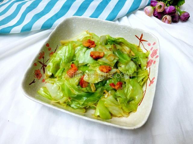 猪油渣炒卷心菜