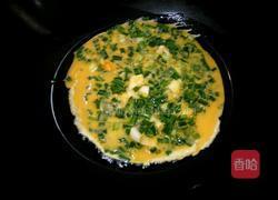 小葱煎鸡蛋的做法图解4