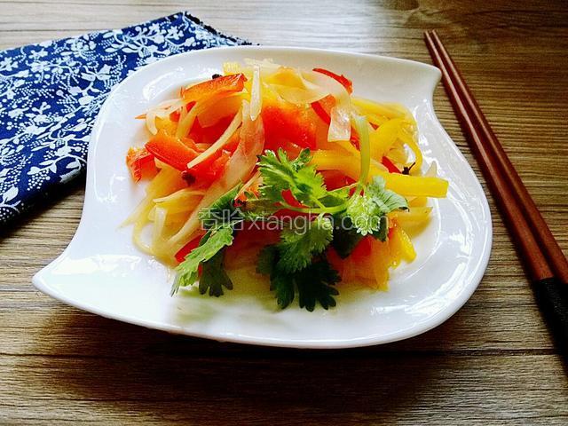 五彩炒素丝