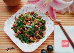 韭菜炒虾米的做法图解9