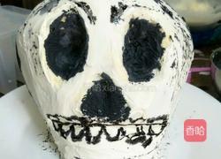 恐怖骷颅头蛋糕的做法图解6