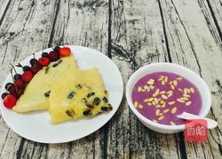 葡萄干牛奶鸡蛋饼的做法图解16