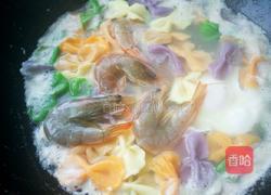 鸡汤蝴蝶面的做法图解5