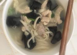 滑肉面条