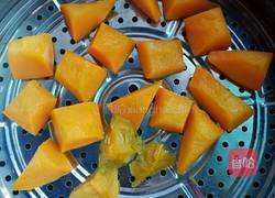 虾仁豆腐南瓜炖的做法图解1