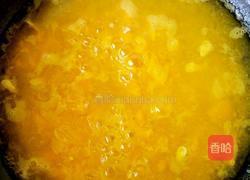 虾仁豆腐南瓜炖的做法图解3