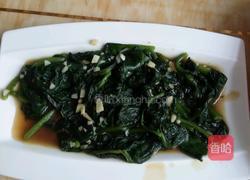 蒜泥蚝油木耳菜的做法图解8