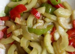 三椒炒菜瓜