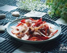 洋葱炒腊肠[图]