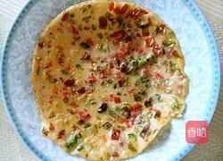 彩椒芝麻饼的做法图解1