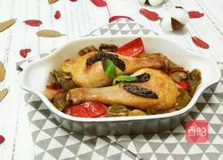 蒜香时蔬烤鸡腿的做法图解5