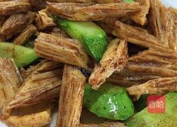 蟹籽炒腐竹的做法图解1