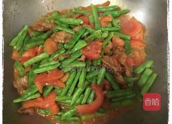 西红柿豆角蒸卤面的做法图解6