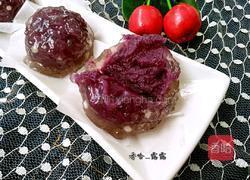 紫薯西米球的做法图解1