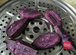 紫薯西米球的做法图解3