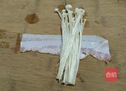 培根金针卷的做法图解5