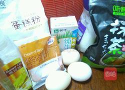 抹茶红豆威风蛋糕(8寸)的做法图解1